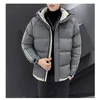 parkas coat winter black down jacket puffer jackets mens coats hooded zipper regular polyeste rfiber pockets men's autumn jackets large Size 8XL