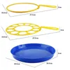A Set Bubble Machine Blowing Plate Navy Blue Soap For Children Funny Gift Big Dish Blower Maker Outdoor 220621