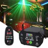 3 em 1 RGBW Stage Laser Lighting Projector Strobe Party DJ Luz de disco com controle remoto Som ativado para as festas Live show Xmas Club Bar Dancing