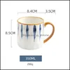 Mugs Drinkware Kitchen Dining Bar Home Garden Lovely Girl Office Coffee Cup Thermal Mug Set Japanese Nordic Ceramic Dri Dhuzj