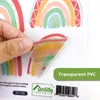 Funlife Nursery Boho regnbåge väggdekaler papper klistermärken vattentäta barn vardagsrum sovrum barn baby heminredning 220421