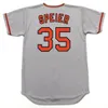 Sanfrancisco Vintage Baseball Jersey 30 Orlando Cepeda 31 Garry Maddox 1973 Barr D'Acuisto Speier Matthews Perry Krukow 41 Darrell Evans 1976 43 Dave Dravecky 1987