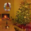 Decoratieve bloemen kransen slinger hangende decoratie doek kerstkunst deur bowknot home decor gewoon groen kransje