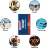 Trump 2024 Serviettes de plage surdimensionnées Keep America Great USA Serviette de plage en microfibre Serviettes de bain Couverture de plage douce pour défilé, natation, yoga, femme et homme