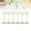 Party Decoration Holder Table Standholders Po Number Picture Clips Memo Placemenu Stands Heart Wedding Small Note Sign Wire Size Mini Tables