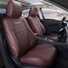 Car Special Luxury Nuovo design Coprisedili per auto per Mazda CX-30 20 Cuscino per sedili in pelle personalizzati 1 set Caffè nero