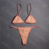 Costumi da bagno da donna Intimo firmato Costumi da bagno perizoma da donna Slip in pizzo con lettera per donna Bikini di marca Molti colori IDLY