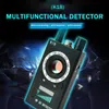 أنظمة الإنذار K18 1MHz-6.5GHz متعددة الوظائف المضادة للكشف عن الكاميرا GSM Audio Bug Finder GPS Signal Lens RF Tracker Detect Radio Scanner