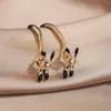 Baumeln Kronleuchter Südkoreas Design Modeschmuck Trend Metall Gold Vorder- und Rückseite Ohrringe Elegante Frauen Bankett Party OhrringeDa