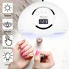 72W 5 PLUS UV LED Lamp Nail Dryer Sun Light Timer 10/30/60s Large Space Two-hand Lamp Professional Manicure Tools 220815