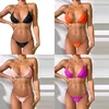 Biquíni sexy 2022 Novos femininos de macacão de maiôs BRA BRA BAKINI Duas peças de roupas de banho de banho de banho alto de roupas de praia para cima Bikinis