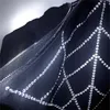 メンズフーディーズスウェットシャツラインストーンコブウェブジップアップ特大スウェットシャツ2022秋のゴスフーディーメン女性グランジフード付きジャケットストリートウェア