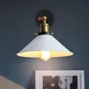 Lampada a parete IMDGR Vintage Loft White Industrial Sconce Light per la casa Alimento quotidiano per interni Nordic Household Room LightSwall