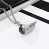 Pendant Necklaces Men Aircraft Airplane Engine Shape Necklace Plane For Women Stainless Steel Male Jewelry GiftPendant