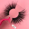 1 par 30mm Full Strip Lashes Partihandel CrissCross Long Mink Eyelashes Reusable False Eyelashes Volymförlängning