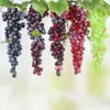 Decoração de festa pendurada uvas artificiais frutas de broca de plástico fruta falsa para jardim de natal home garden sprisiesparty