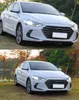 Full LED-huvudljus för Hyundai Elantra 20 16-20 20 LED DAGIME RUNDLIGHT AGEGEL EYE Turn Signal Lamp Ersättning