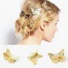 Haarspangen Haarspangen Verkauf Mode Frauen Glänzende Goldene Schmetterling Clip Haarnadel Zubehör Kopfschmuck Mädchen Geschenke Großhandel Stre22