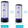 Table Lamps Jellyfish Lamp LED Night Light Remote Control Color Changing Home Decoration Lights Aquarium Birthday Gift For Kids USB Charging