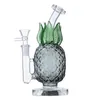 Pineapple Bongs Unique Hookahs Thick Glass Bong 5mm Heady Yellow Green Colors Recycler Dab Rig Bubbler Perc Torus Water Pipes Thick Oil Rigs With Bowl WP2194