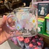 2021 Starbucks Sakura Season Daisy Dazzling roze lovertjesgreep mok hittebestendig 355 ml glas297c