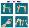 Mermaid Slap Bracelets Giocattoli Gioielli Giornata per bambini Party Favors (10 disegni) Girls Party Regalo Gift Band Band