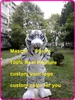 Tigre blanc mascotte costume chat personnalisé fantaisie costume anime kit mascotte thème déguisement carnaval costume41321