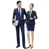 Two Piece Dress High-Speed Rail Train Captain Uniform Training Performance Double Breasted Pilot Suit International Airline Steward Overall