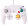 Contrôleurs de jeu Joysticks Contrôleur filaire GameCube Gamepad pour contrôle de console vidéo WII avec port GC 85DDGame