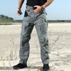 Męskie spodnie taktyczne ładunki męskie SWAT WALKACJI WOJSKIE WOJSKIE MULTOPOCKETY WODYPROOMOWYCH Pant Casual Outdoor Turining Sports Streetwearmen's