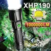 スーパー190最も強力なLED懐中電灯90 USB High Power Torch Light Rechargeable Tactical Flashlight18650ハンドワークランプ25060375