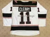 MTHR＃11 Daniel Cleary Grand Rapids Griffins White Men's Hockey Jersey Stitched Stitchedカスタマイズ任意の数と名前Jerseys