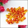 Other Loose Beads Jewelry 6/8/10Mm Natural Red Amber Onyx For Making Diy Round Stone Needlework Bracelet Crafts Wholesale Drop Delivery 2021