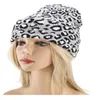 BeanieSkull Caps Herbst Winter Damen039s Leopard Outdoor Warme Strickmützen Geburtstagsgeschenke BeanieSkullBeanieSkull6119629