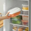 Food Storage Boxes Refrigerator Box Dispenser Kitchen Organizer Fridge Drain Basket Fruit Vegetable Washing Drainer by sea BBB15484