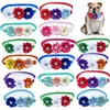 Hundkläder 50/100PS Fashion Supplies Flower Collar Bow Tie utsökta Pet Bowties Tillbehör för liten bowtie