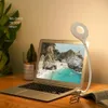 Table Lamps Portable USB Led Desk Lamp DC5V LED Study Reading Book Lights for Computer PC Laptop Ring Eye Care Light