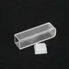 Lab Supplies 2pcs 3.5ml 10mm Path Length JGS1 Quartz Cuvette Cell With Lid For Spectropometers Acid Alkali ResistLab