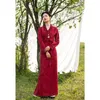 エスニック服チベットドレスデイリーウェアドレス中国語スタイルの伝統的なコスチュームローブオリエンタルファムチベットカソシック