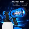 Brushless Electric Spray Gun Body Only 1200ML HVLP Home Paint Sprayer Flow Control 4 Nozzle Easy Spraying Clean by PROSTORMER 2207