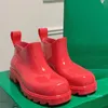 2022 FASHING FASHINE LOW PVC Water Shoes Rain Boots Galoshes for Woman Disual Plush Tube Tube Rain Rain Roof Non-Slip Hunter