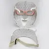 Foldable Electric Flexible Led photon Face and neck beauty Mask Therapy Light Facial Shield Glowing Firming Photon Masker