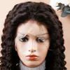 Parrucche anteriori in pizzo a onda profonda Parrucche per capelli umani pre pizzicate Parrucche frontali in pizzo ondulato profondo trasparente HD per donne nere Parrucche Glueless a densità 150% Attaccatura naturale dei capelli Bella