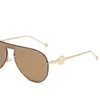مصمم النظارات الشمسية أزياء القيادة العلامة التجارية النظارات الاستقطاب uv حماية النظارات الإطار المعدني الكلاسيكية سيدة الفاخرة الشمسية للنساء الرجال مع الحالات 5 ألوان