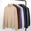 Camisola de suéteres masculinos coreanos Sweater 2022 Turtleneck de malha de malha Jersey de hombre moda masculino roupas de inverno Pull Hommemen's