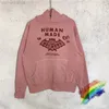 Vintage Human Made Hoodie Hommes Femmes Meilleure Qualité Tissu Lourd Motif Chauve-Souris Human Made Pull Surdimensionné Sweats