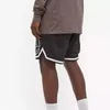 Mens Mesh Shorts Mode Hommes Femmes Casual Skateboard Réfléchissant Hip Hop Plage Rhude Poche Haute Qualité Bordure Blanche Court Taille Asiatique ZRJF