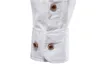 Aiopeson Spring Cottonのソーシャルシャツ男性の色の色の高品質の長袖のためのラペルカジュアルのS 220401