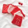 5 Pcs Natal Year Panties Women Underwear China Red Cotton Briefs Tiger Seamless Underpants Girls Panty Ladies Sexy Lingeries 220426