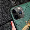 Luxury Leather Phone Case Designer iPhone 12 Protective Cover Stripe för iPhone 13 11 Promax 6 7 8 Plus X XR Hög kvalitet4390567